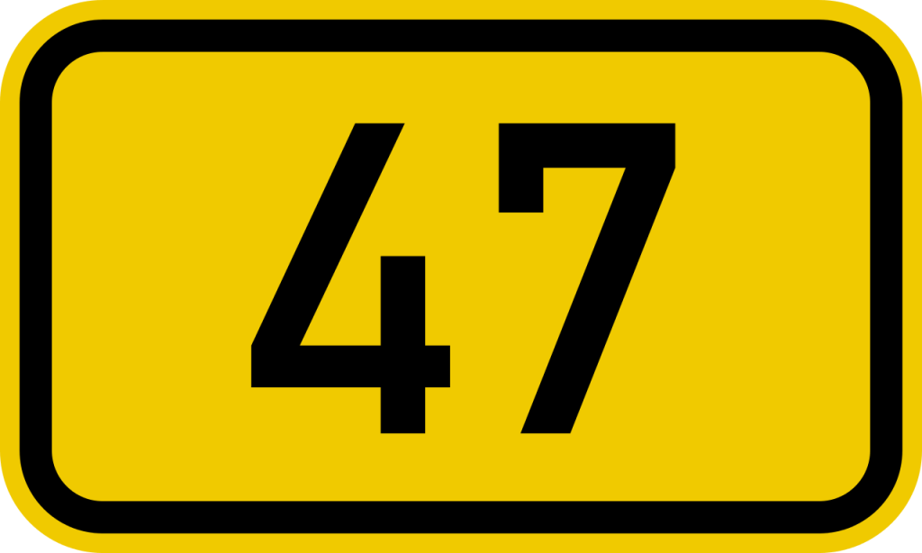 Bundesstraße_47_number.svg | Mr. M's K-1 Class